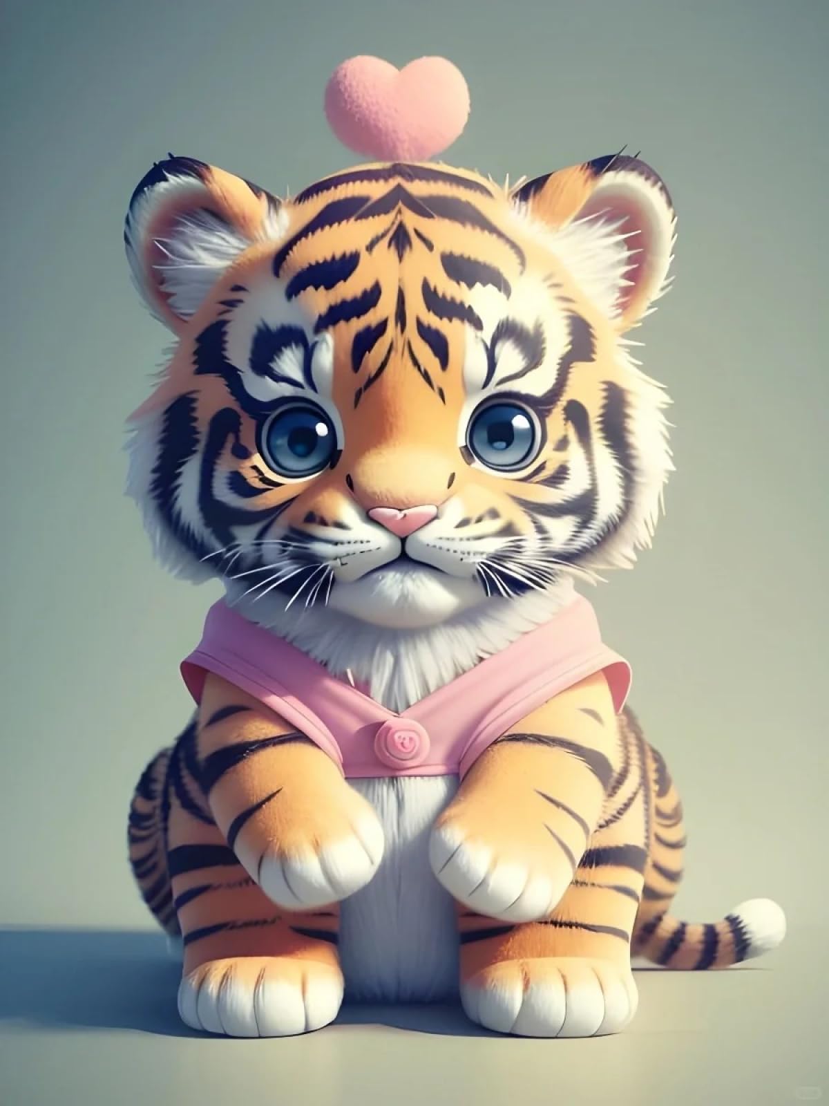 DIY Set Erwachsene Cartoon-Tiger-Tier-Knüpfhaken-Set, Farbenfrohes DIY-Knüpfhaken-Set, Selbstriegelndes Kit Für Anfänger Und Erwachsene 31x63in