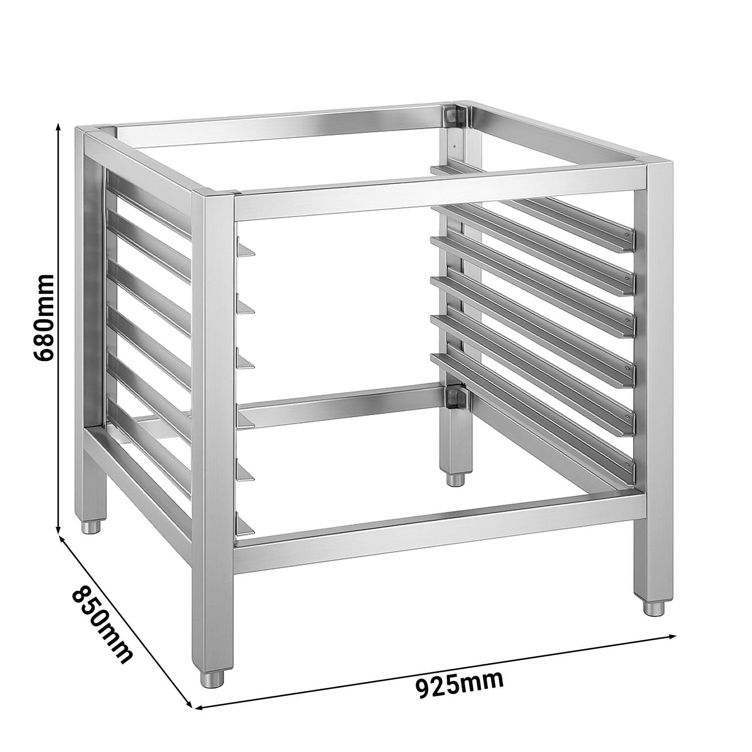 GGM Gastro | BUB7 | Untergestell - für Kombidämpfer BB446N, BB646N, BB1046, BB646N-TP, BB1046N-TP, BB446N-TP, HEB611-46 & HEB1011-46