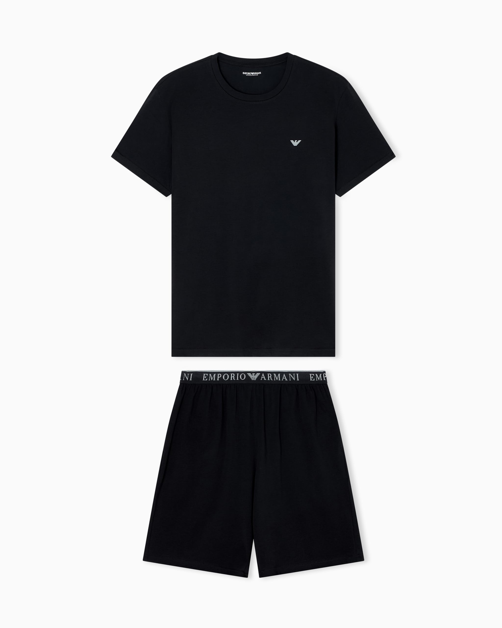 Emporio Armani MAN'S ENDURANCE SHORT PAJAMAS BLACK S