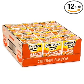 Maruchan Instant Lunch Chicken Flavor, 2.25 Ounce (Pack of 12) (4178990121)