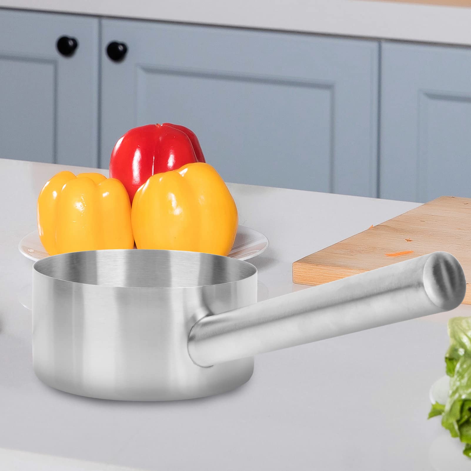 Alipis Cucharón de Agua Inoxidable 304 Mango Largo Multiusos para Cocina y Práctico y Resistente para Riego y Sopa