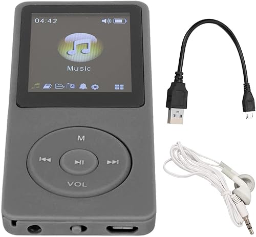 Miniatura 9 de Reproductor de MP3 portátil MP4, reproductor de música MP3, pantalla LCD digital de 1.82 pulgadas, reproductor de música HiFi sin pérdidas, altavoz
