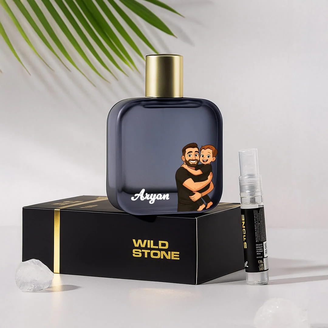Wild Stone Boss Perfume 100ml | Original Eau De Parfum for Men | Woody & Citrusy Long Lasting Scent with Bergamot, Oakmoss & Sandalwood | Custom Name or Cartoon Artwork Bottle | Premium Gift for Him by Love Craft Gifts-picture-11