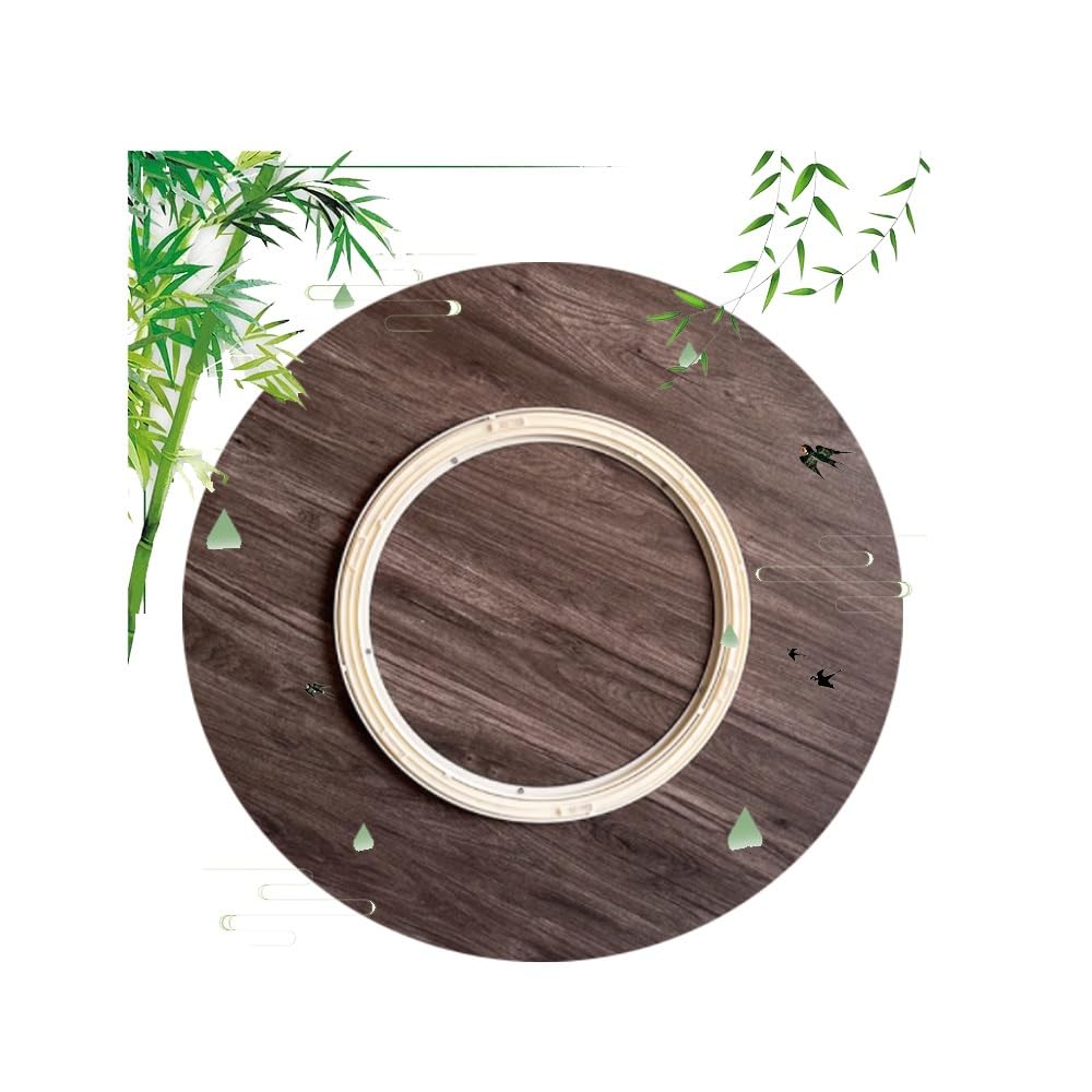 Plateau tournant en bois de 25 cm – Plateau de service rotatif en chêne massif, planche à manger grise de 25,4 cm, idéale pour la maison et la cuisine, parfait pour la climatisation et les apéritifs