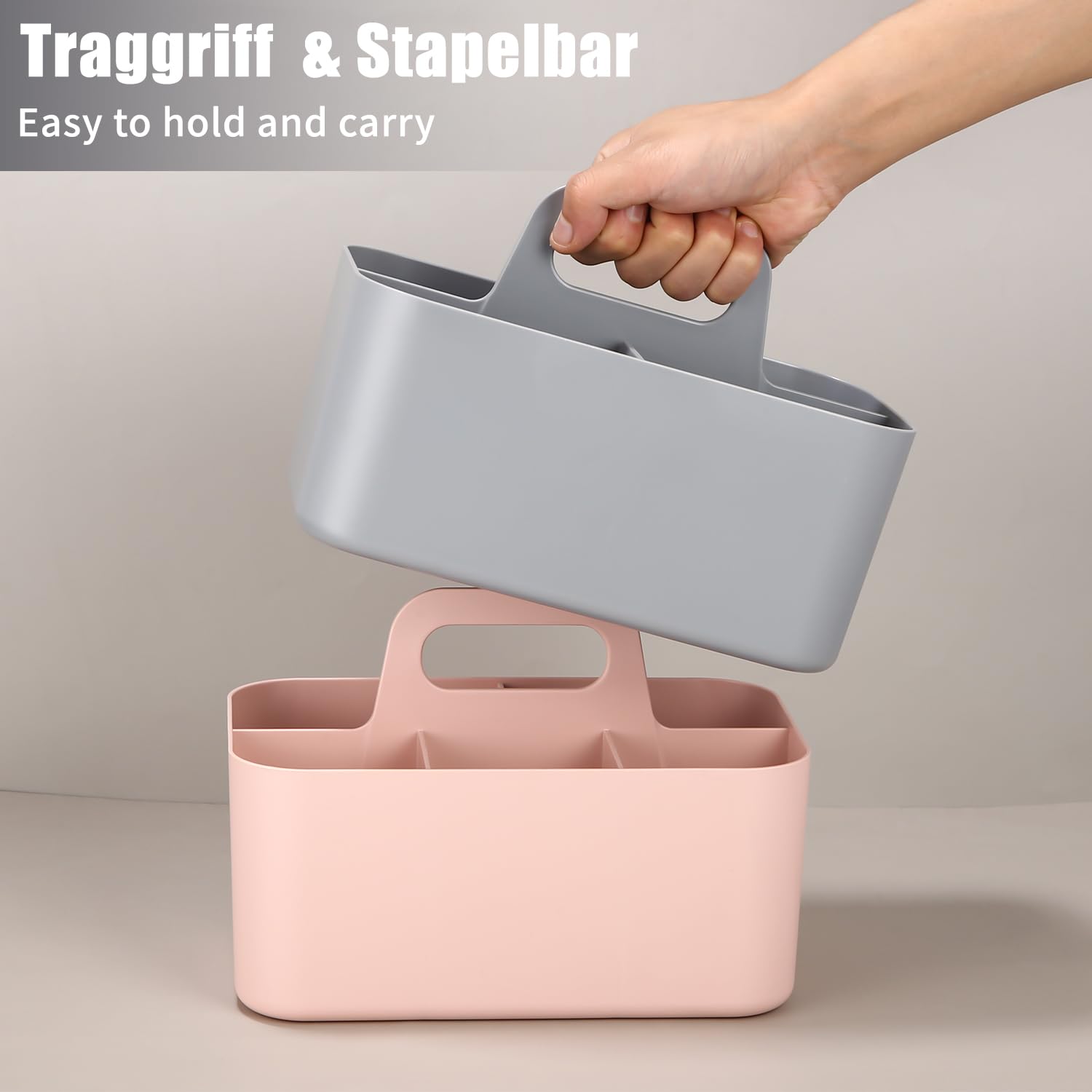 Panier De Rangement Empilable, Bac De Rangement En Fer Pour Buanderie