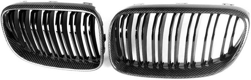 For BMW E92 E93 Replacement Carbon Fiber Front Bumper Kidney Grille 3 Series 320i 328i 330i LCI 2010-2013