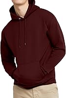 Vista 38 de Hanes EcoSmart Hoodie, Midweight Fleece, Pullover Hooded Sweatshirt for Men Negro