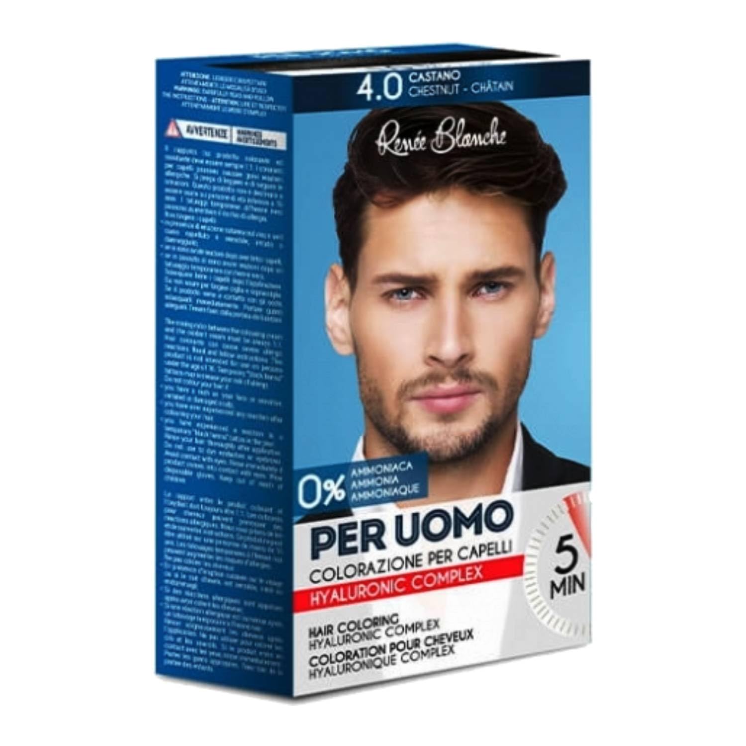 RENÉE BLANCHE Uomo 4N Castano Shampoo COLORANTE
