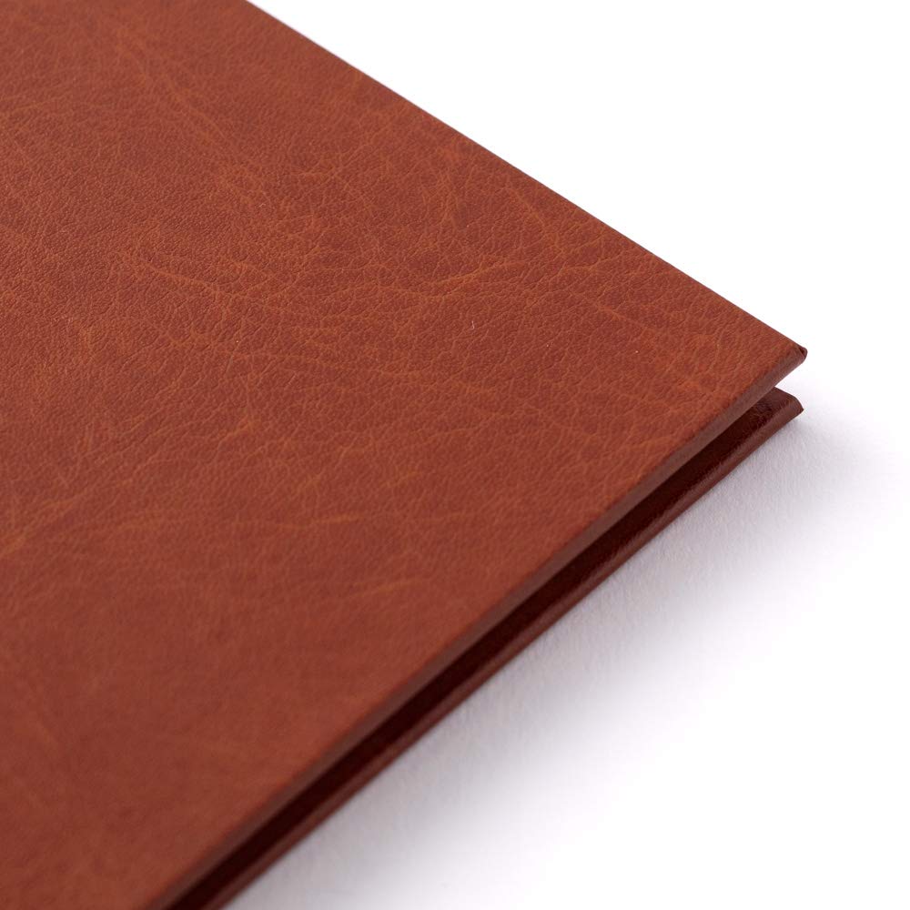 Midori 34499006 Adressbuch HF A5 Erwachsene Adressbuch PU Leder braun