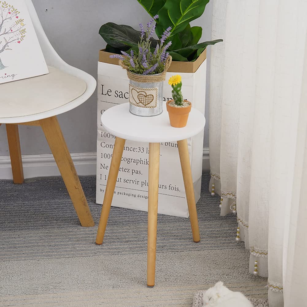 Amazon | ETRAVEL フラワースタンド 花台 木製 丸型 サイド