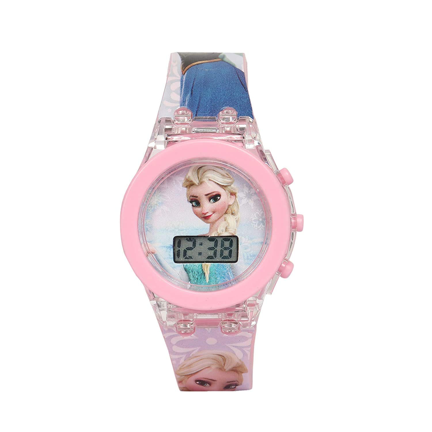 Lionmati Frozen Elsa Digital Glowing Light Kid Watch for Girl Digital Girls Watch (Multicolored Dial & Strap) (B09S3XKWJF) Amazon Price History, Amazon Price Tracker