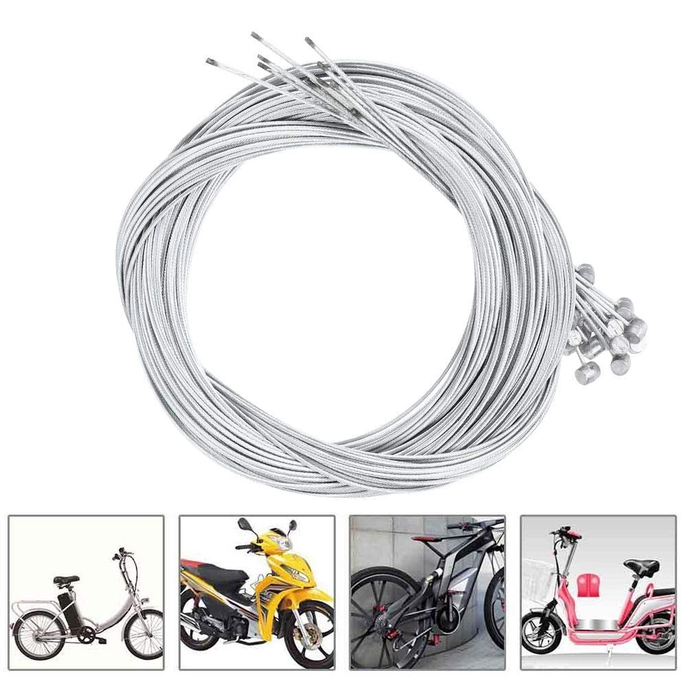 Cavo Freno Bici elettrica 20PCS Metallo 2,5 m Lunghezza 1,6 mm Spessore Bicicletta elettrica Cavo Posteriore Cavo Freno Linea Accessori per Ciclismo