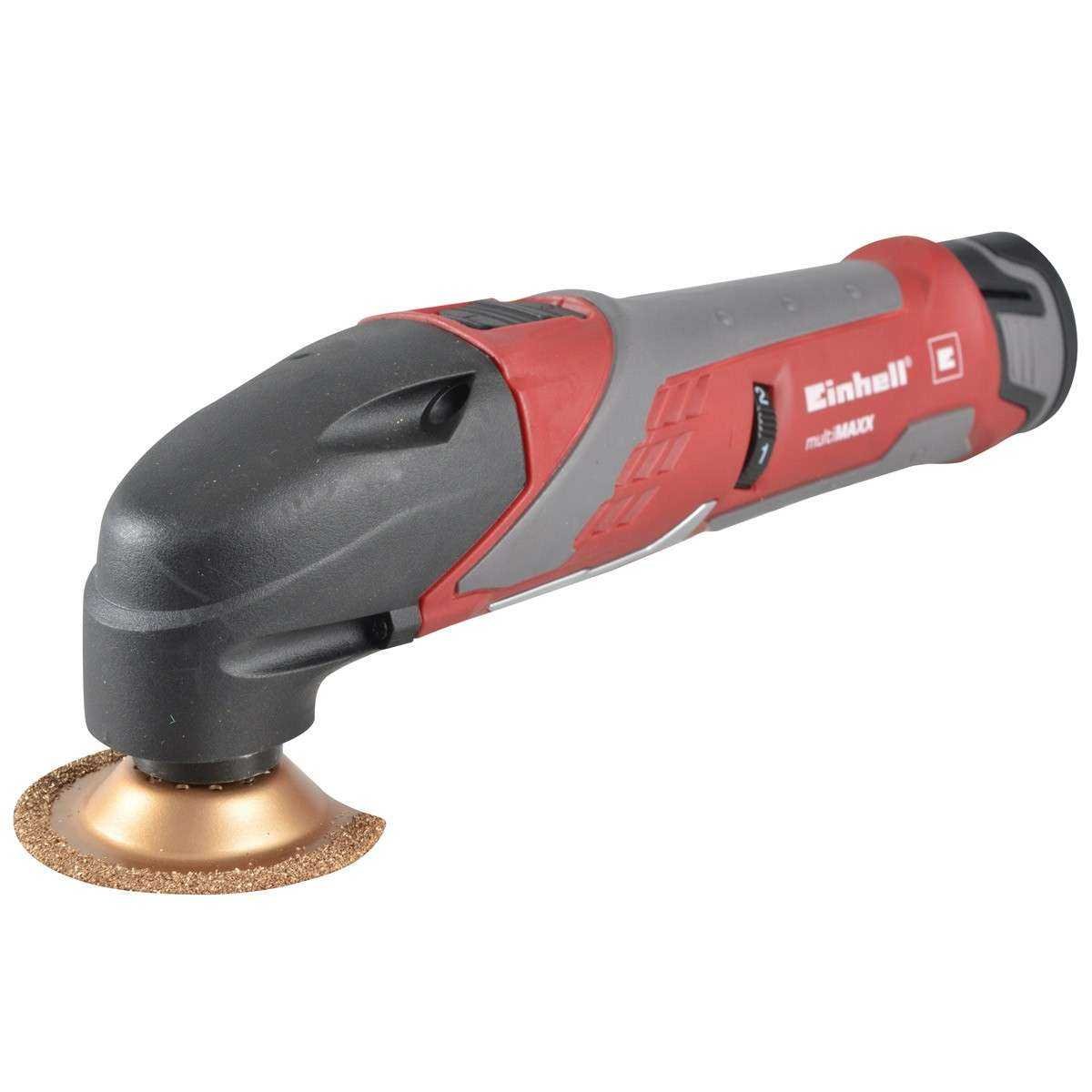 Einhell RT-MG 10, 8 Li Multifunzione a Batteria, 10.8V, Rosso