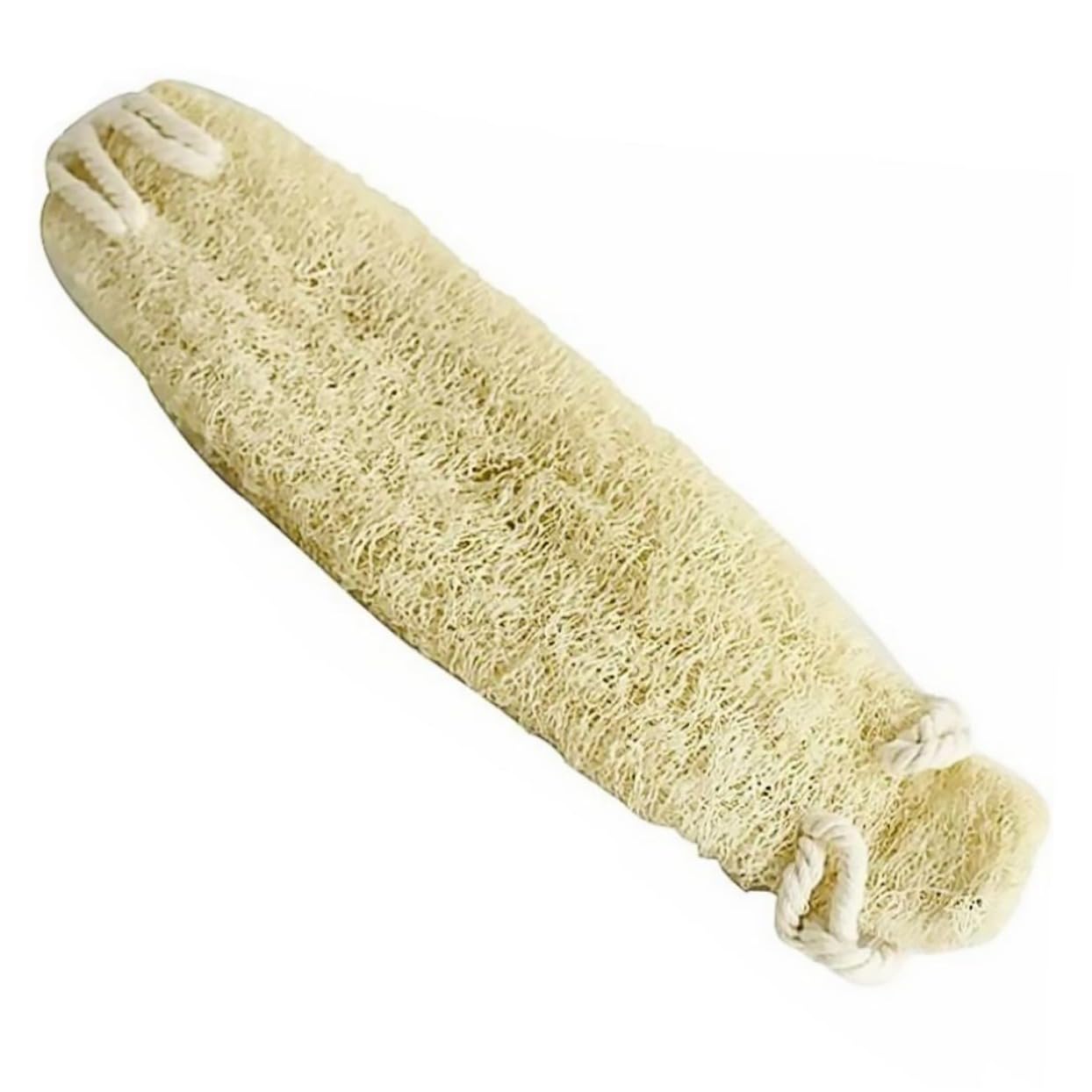 PLAFOPE Esponja de Lufa Natural para Exfoliación Corporal Duradera, Color Beige, Adecuado para Espalda y Pecho de Hombres y Mujeres