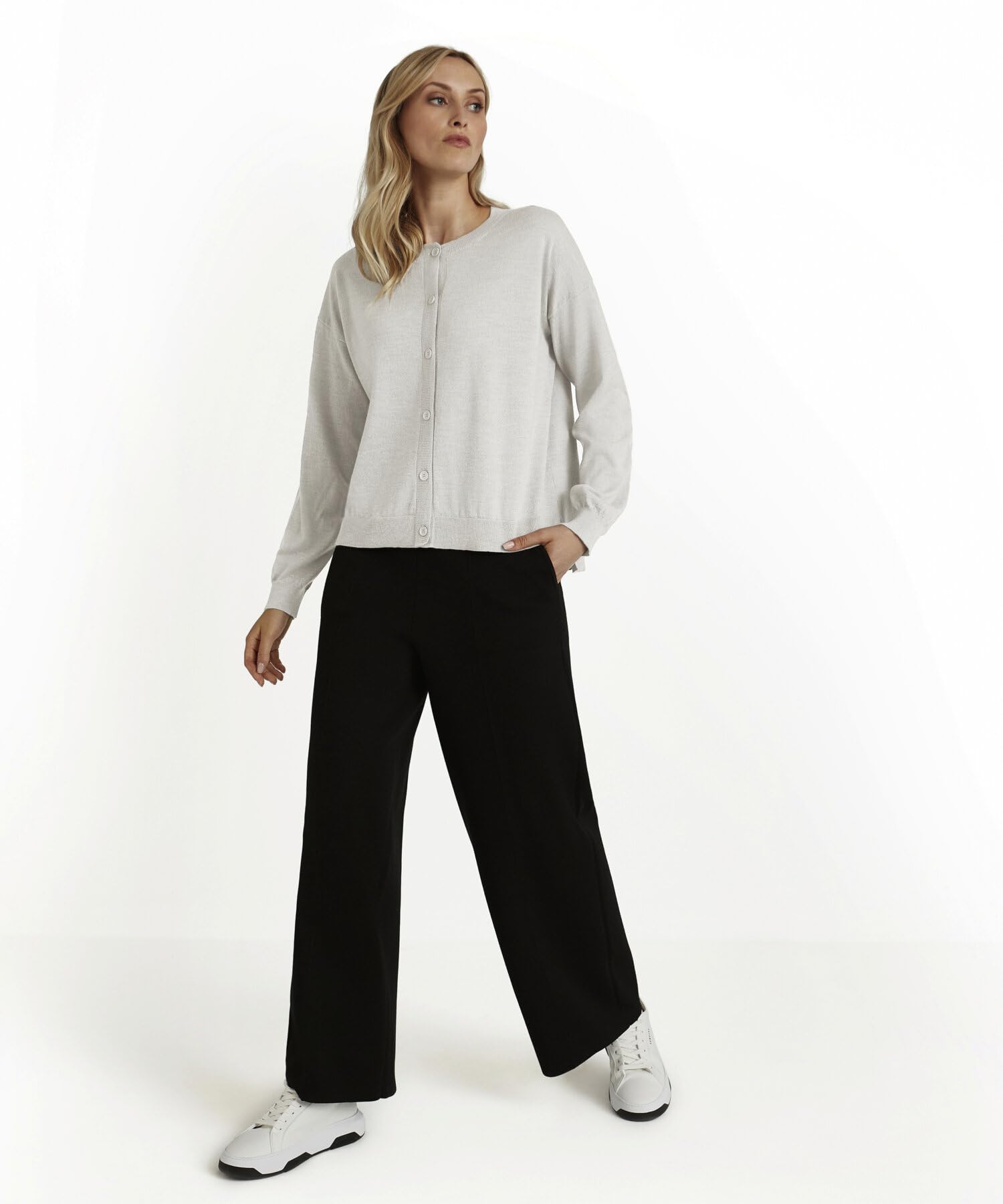 Falke Women's Basic New Merino Cardigan suéter cárdigan