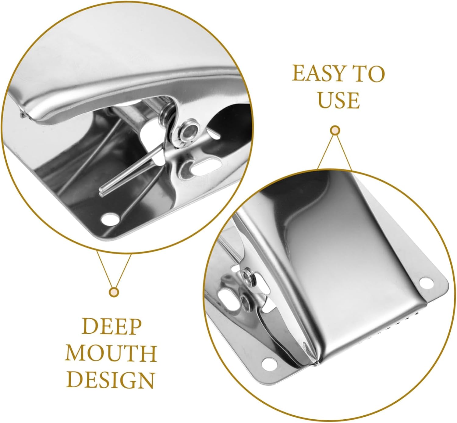 5sets Fish Cleaning Tools Fish Tail Clip Sanitary Skinning Clamp Gripper Convenient Cleaning Accessory