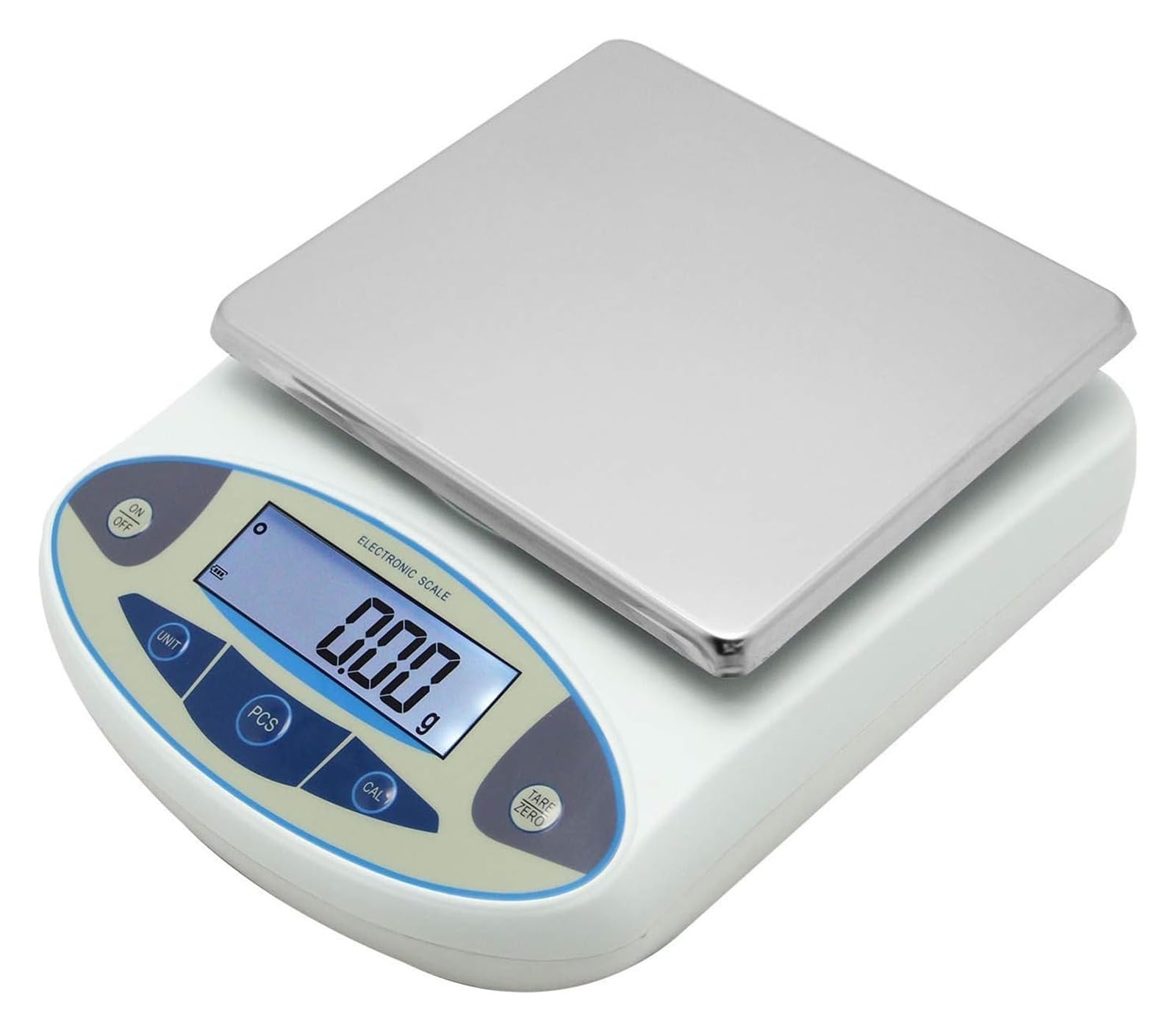 Escala de laboratorio de precisión balanza de laboratorio balanza analítica Digital balanza de laboratorio balanza de joyería balanza científica escala de 0.01g precisión (5000g, 0.01g)