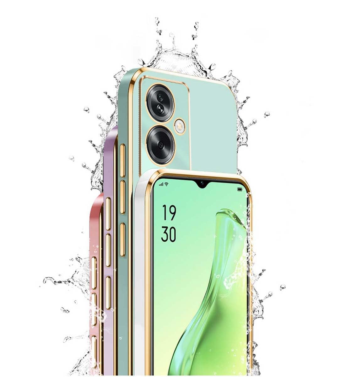 Cover Per OPPO A79 5G, Ultra Sottile Setoso Silicone Liquido Antiurto