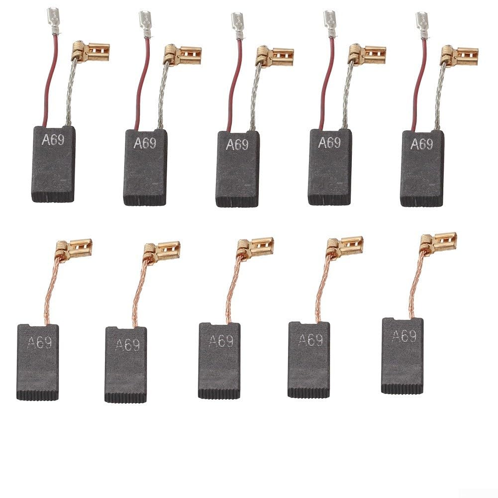 Spazzole di carbone per Bosch per utensili elettrici GBH-5-40 DCE GSH 5-CE GSH 5 E martello rotante e demolitore 10 pezzi