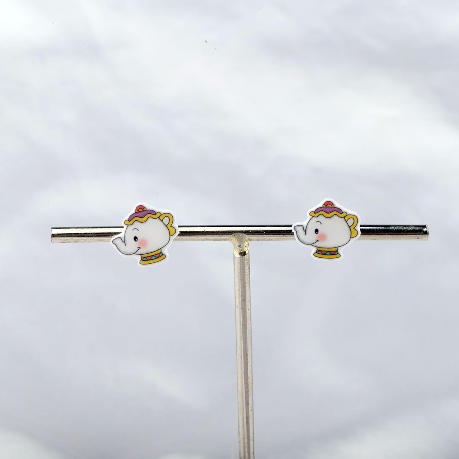 SEIRAA Fairytale Movie Inspired Teapot Dangle Earrings Fairytale Earrings for Her - Image 4