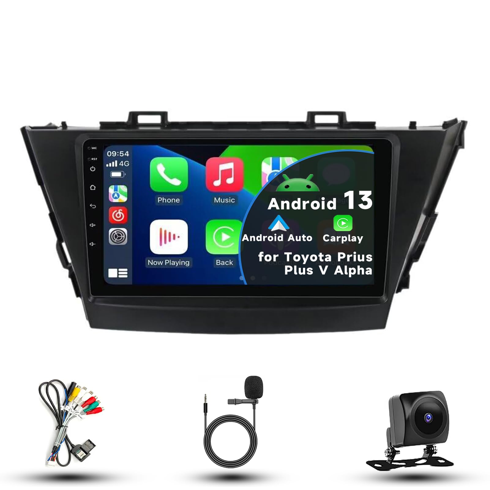 Amazon.com: Car Radio Stereo for Toyota Prius Plus V Alpha 2012
