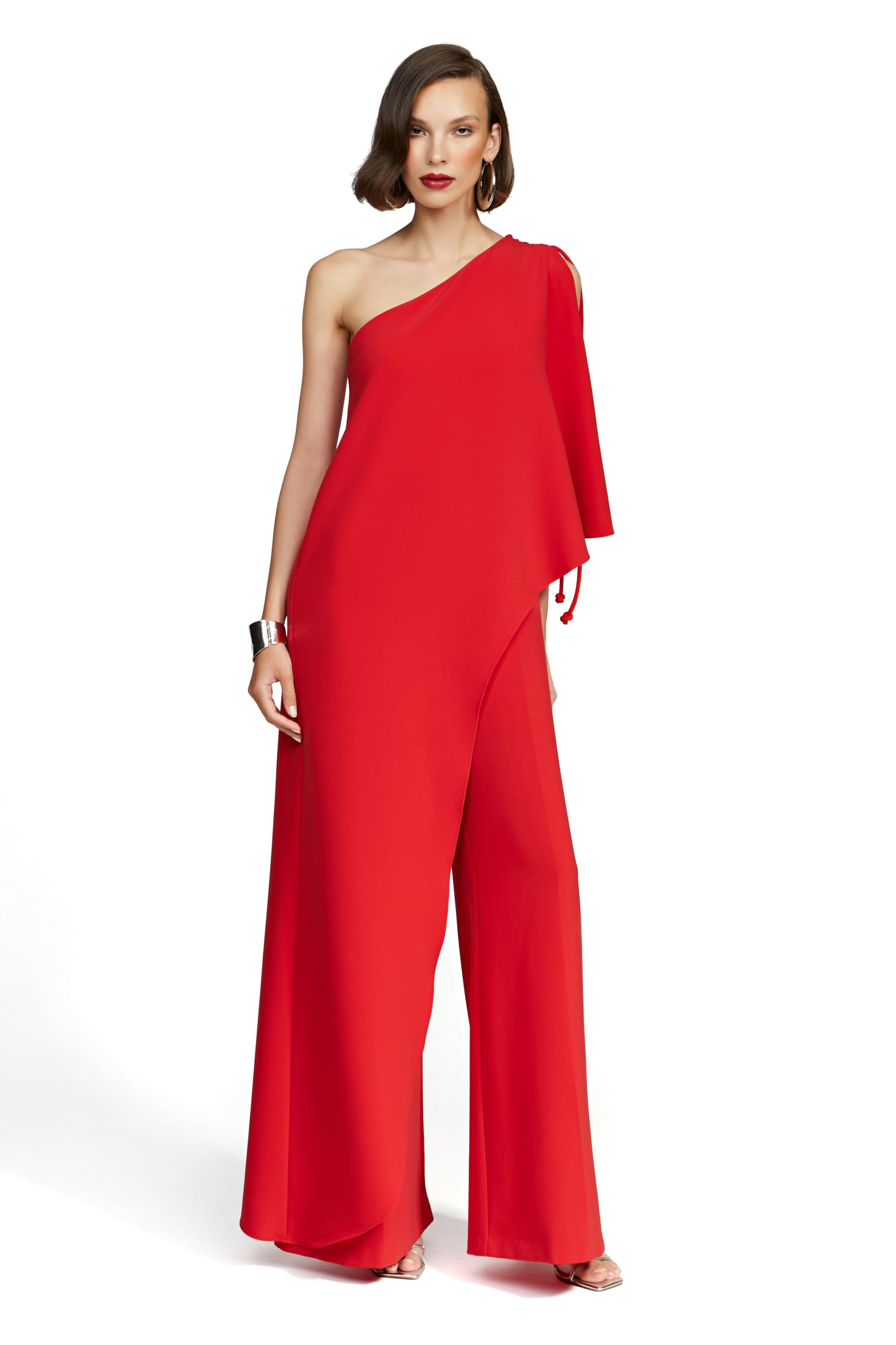 HALSTON Women's Ignacia Jumpsuit in Luxe Crepe