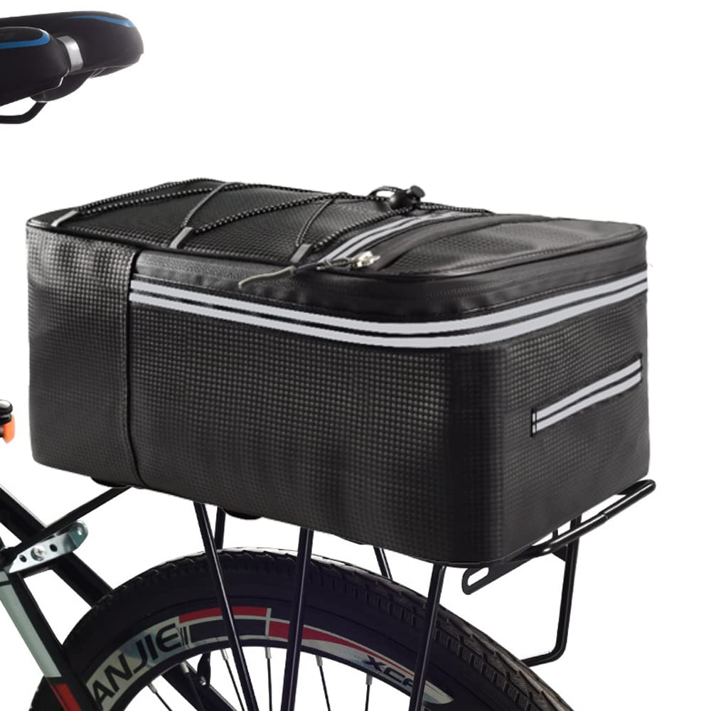 Borsa Da Manubrio TOURBON - Tela Impermeabile, Motivo Floreale, Per Bicicletta, Con Tracolla - Foto 8