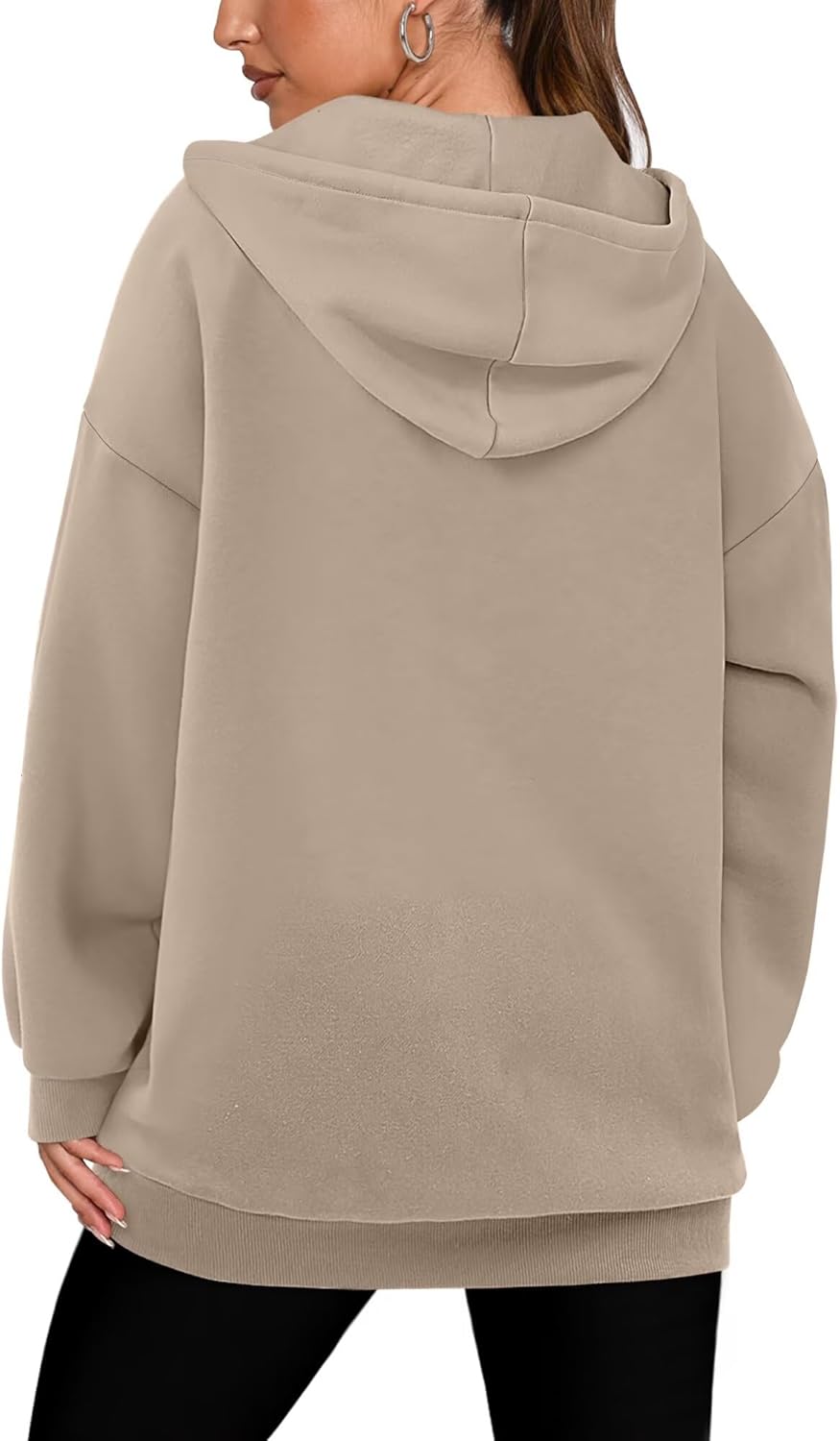 StunShow Womens Zip Up Hoodies Y2k Drawstring Sweatshirt Casual 2025 Fleece Jacket with Pocket - Image 4