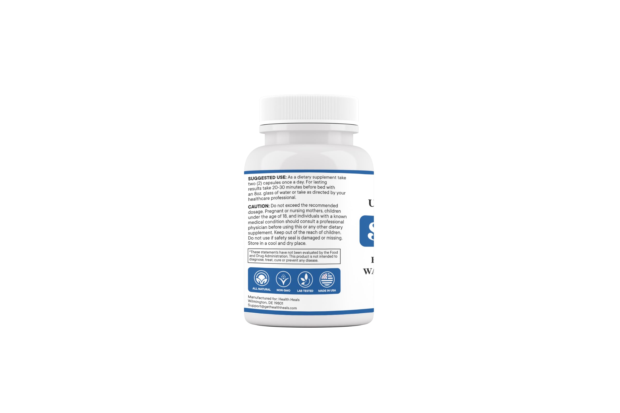 Relaxation Sleep Aid, Natural Non-Habit Forming, Sleep Supplement Developed to Support for Longer & Better Sleep, Chamomile, Magnesium, Melatonin, Ashwagandha, GABA, Drug-Free (120 Count) — Amazon image 3