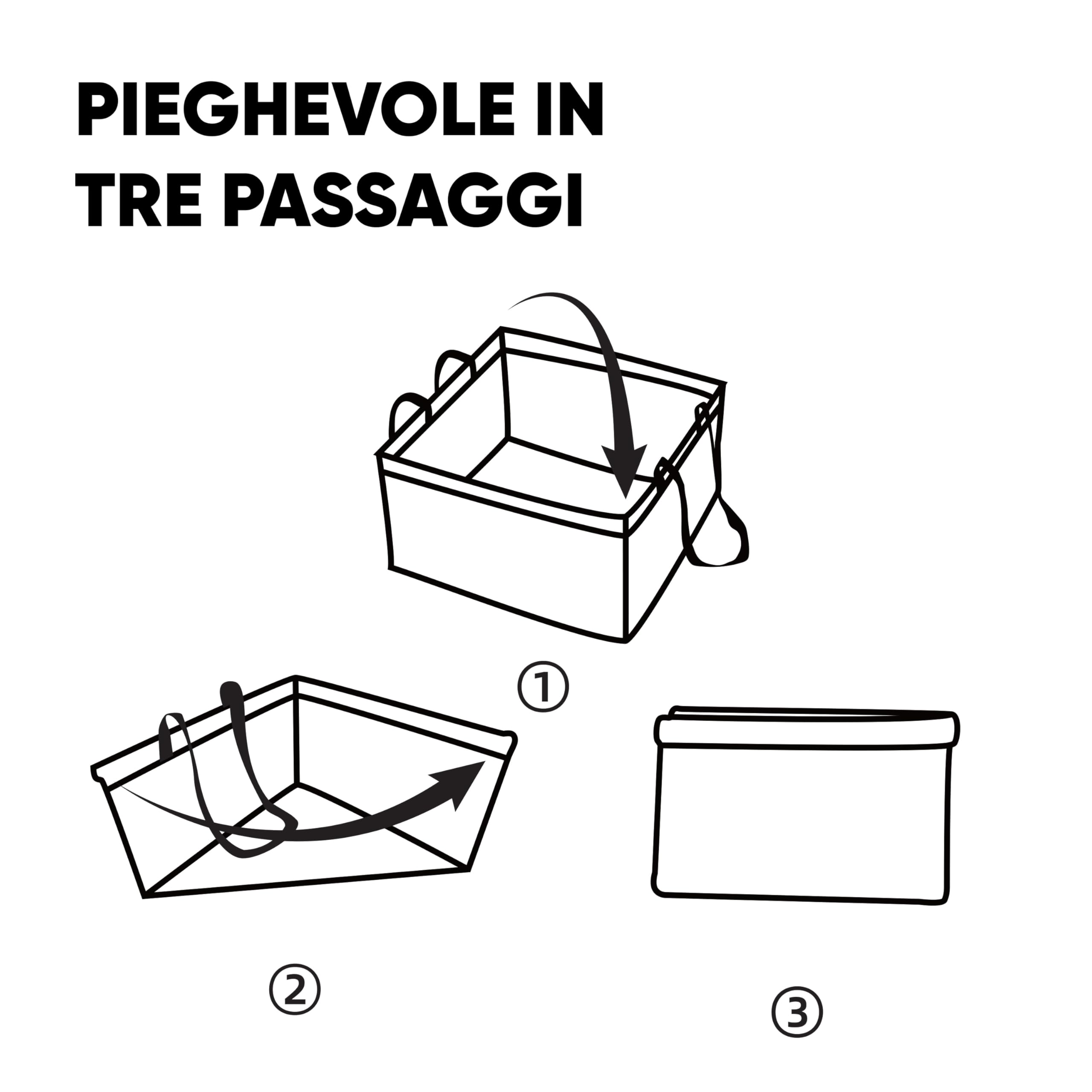 EVOCAMP secchio pieghevole 20L, catino pieghevole impermeabile per campeggio - secchio da pesca, refrigeratore per bevande all'aperto, bacinella per campeggio