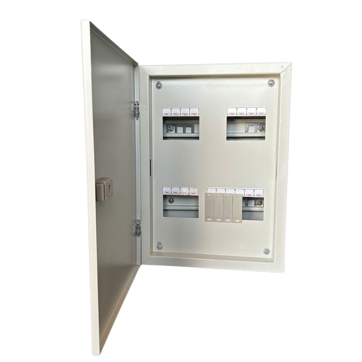 Krimco 4 Way TPN Heavy Duty Metal Double Door MCB Box Distribution Board