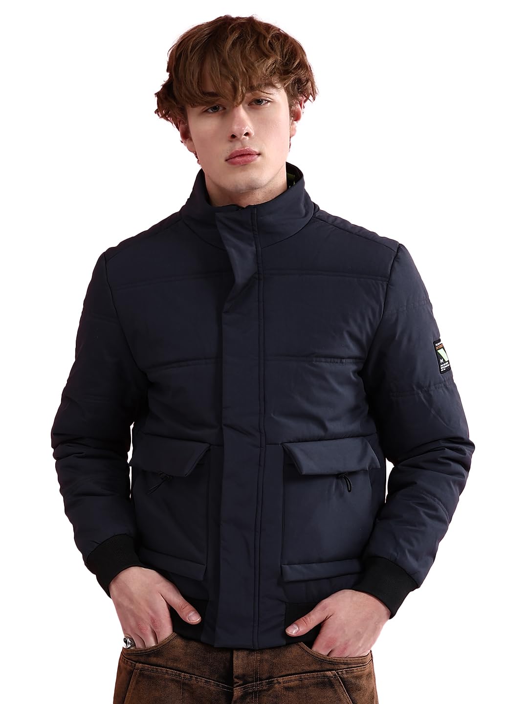 the indian garage co Men's Cotton Standard Length Bomber Jacket-picture-34