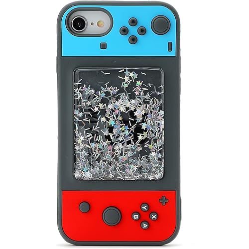 Awin case Quicksand Game Case for iPhone SE 2020,Awin 3D Cute Kids Girls Boys Women Game Bling Glitter Soft Silicone Rubber Case for iPhone SE 2020/iPhone 6 6S 7 8 4.7inch (Game 3)