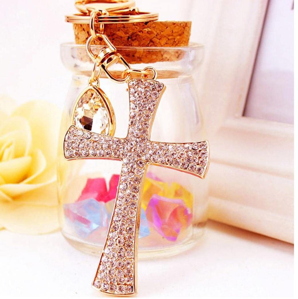 Amazon.co.jp: 十字架 キーホルダー ディアマンテ クリスタルクロス