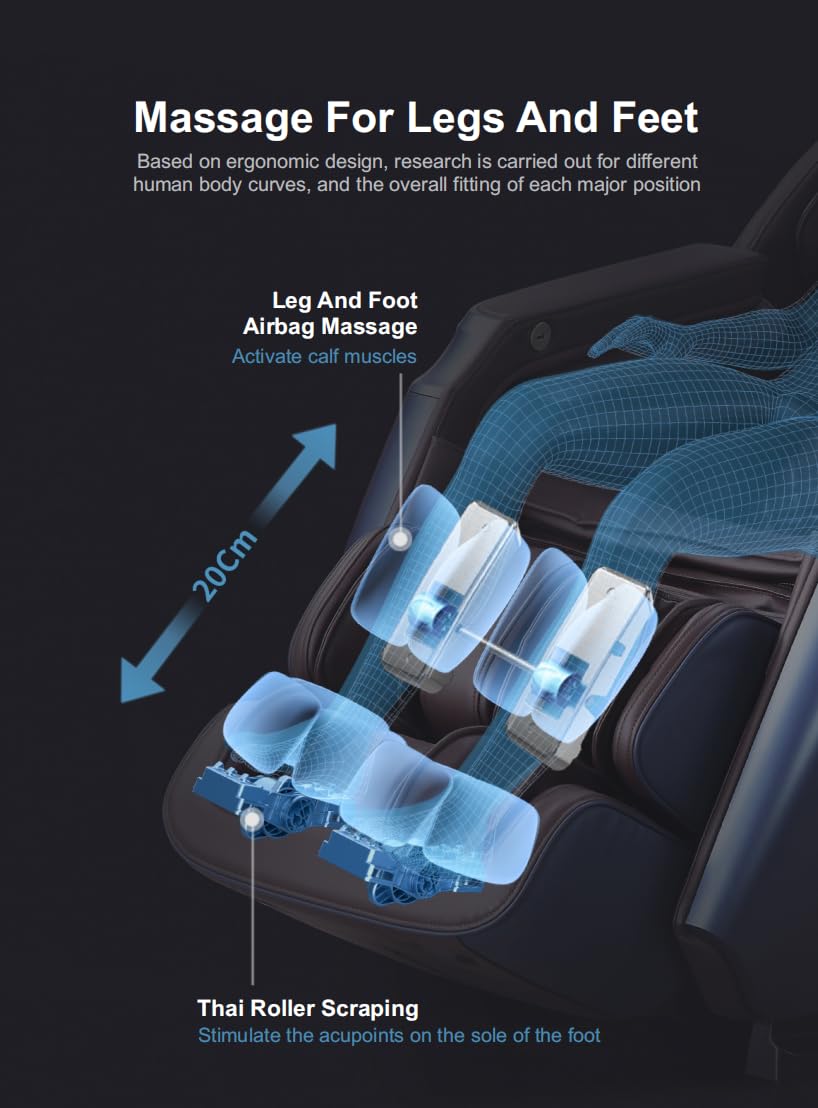 Bharati international Upgraded and Latest Full Body Massage Chair with SL Track and Zero Gravity with 5 Years of Warranty Bharati international Upgraded and Latest Full Body Massage Chair with SL Track and Zero Gravity with 5 Years of Warranty