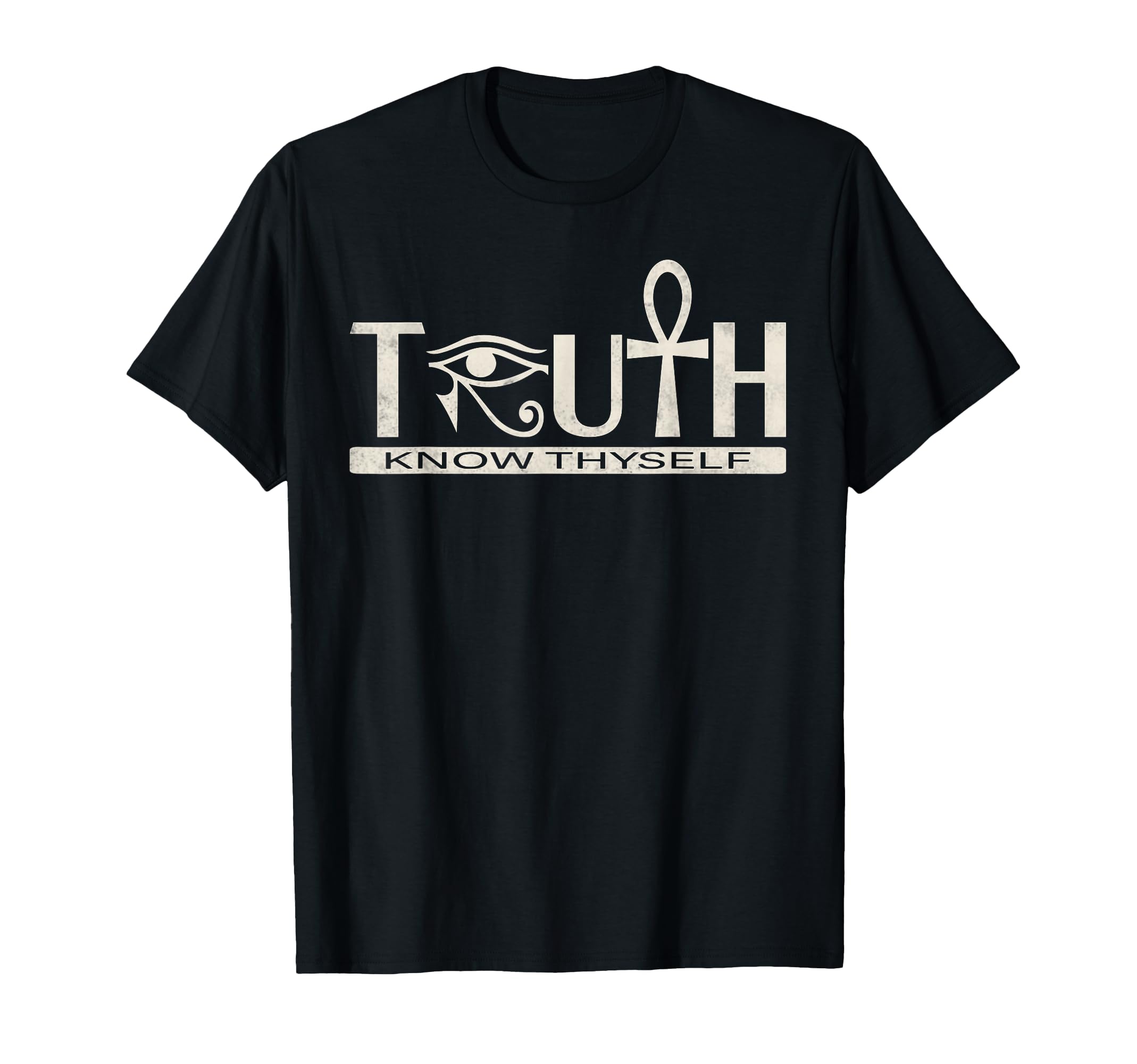 Truth Know Thyself Funny Ankh Love Eye Family T-Shirt