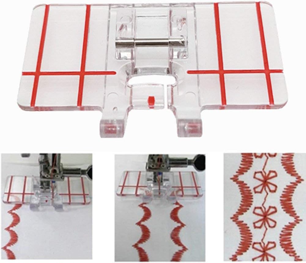 Pie Prensatela HONEYSEW para Máquinas de Coser Domésticas (Guía de Borde)