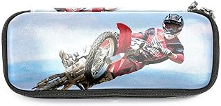 Astuccio per Penne Volo di motocross Astuccio per Matite Astucci Studenti Cartoleria Sacchetti Portapenne Portapenne per studenti, ragazzi, ragazze e ufficio 19x7.5x3.8cm