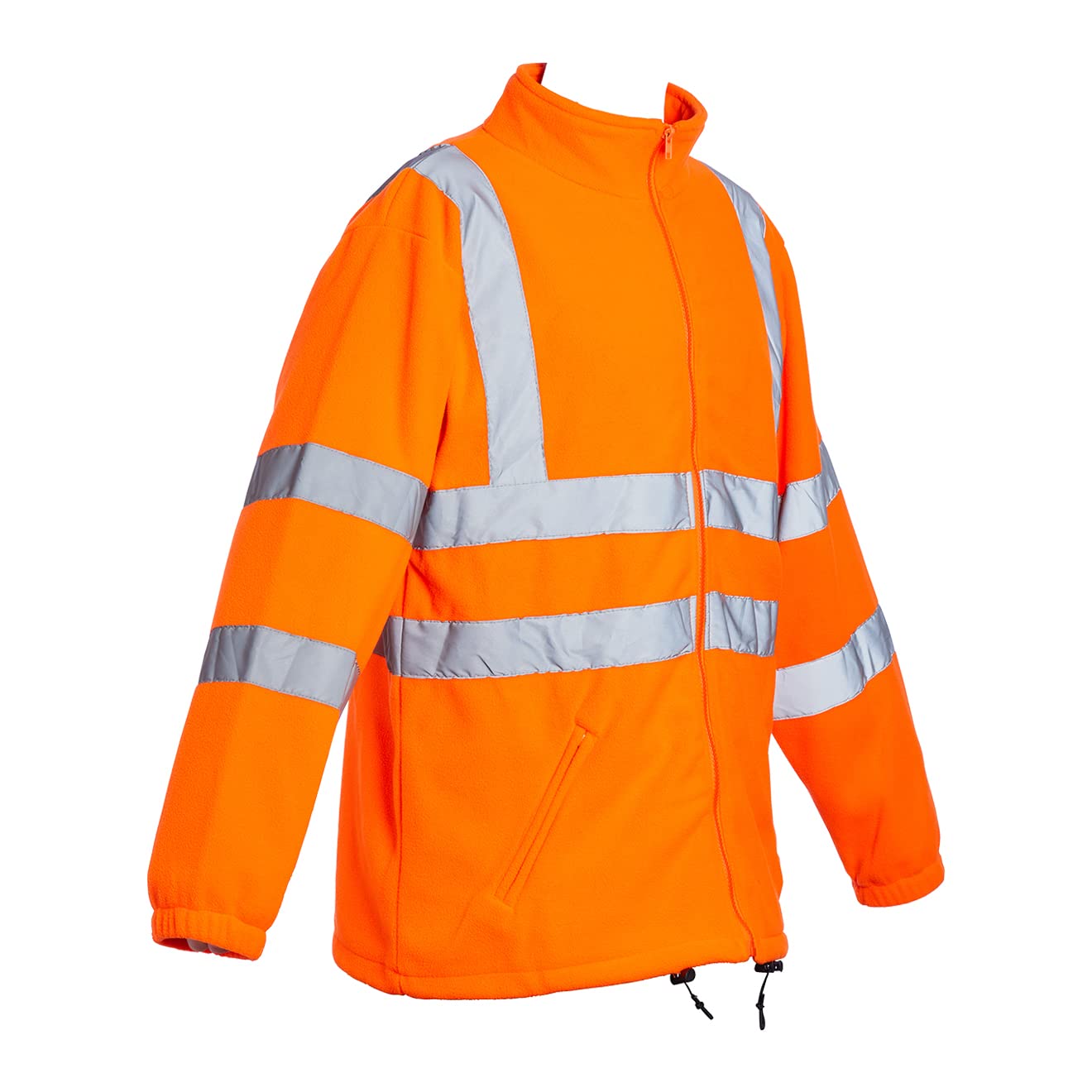 Blackrock Veste polaire jaune haute visibilité, entièrement certifiée EN