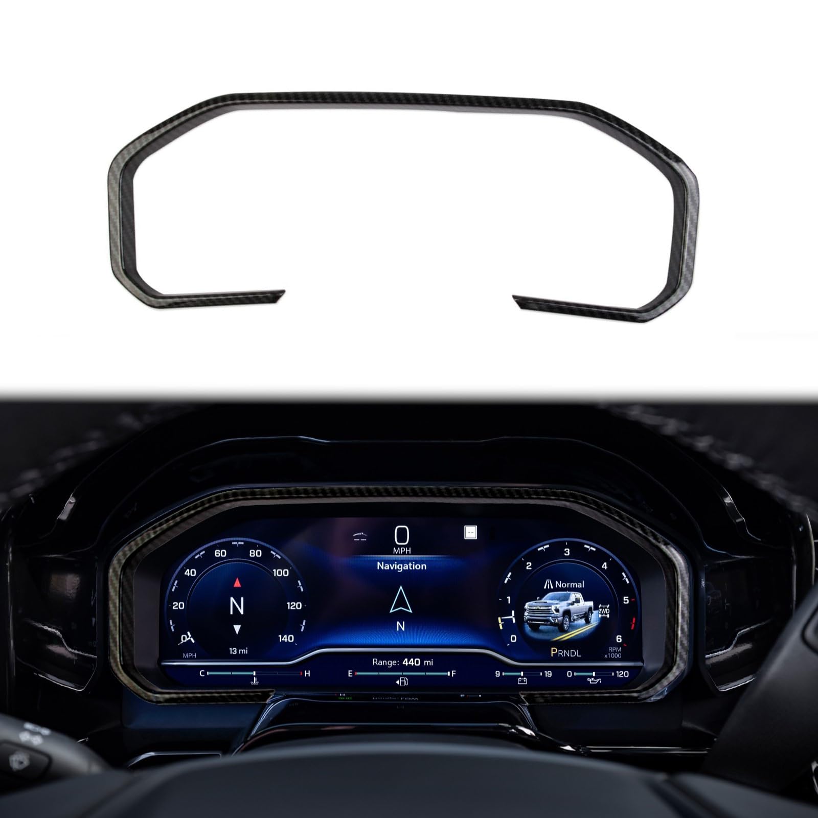 PER BMW Z4 E89 console centrale interna fibra di carbonio CD telaio