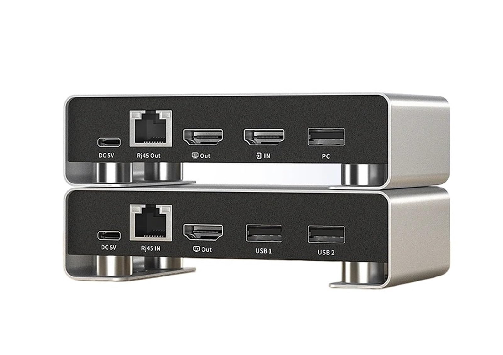 60m HDMI KVM Extender Over IP Rj45 Cat5e/6 1080P USB Ethernet Extender 196FT with IR EDID Control(US Plug)-image-21