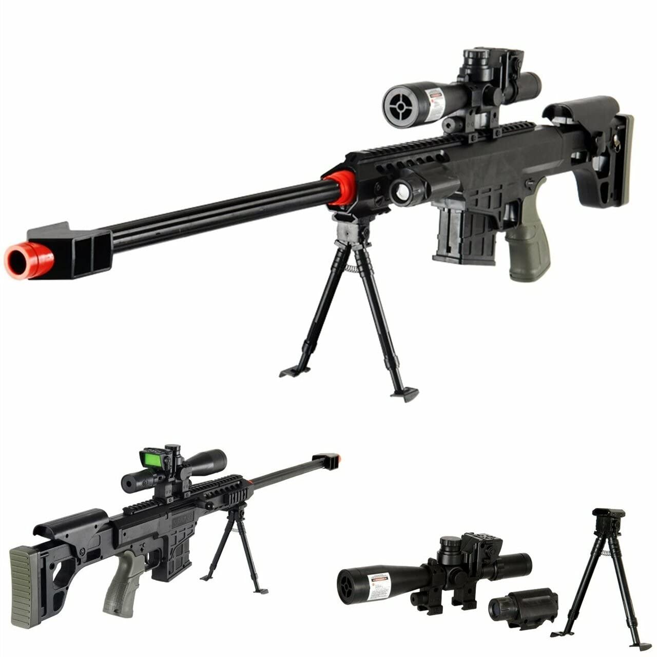 UK Arms Airsoft Guns Package Bundle 8pc Kit Targets and BB's