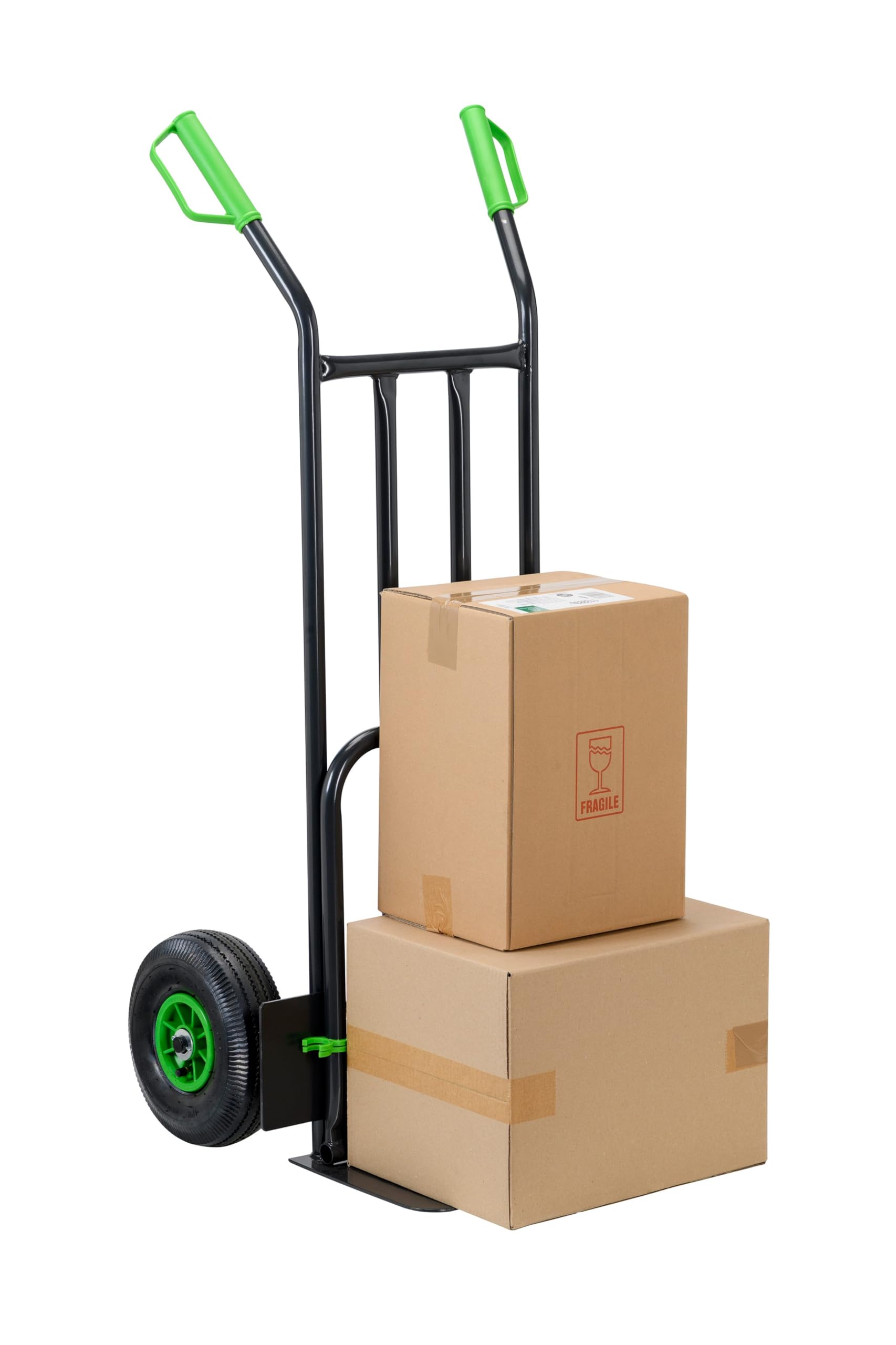 Diable Acier 250kg bavette Mixte - Roues increvables