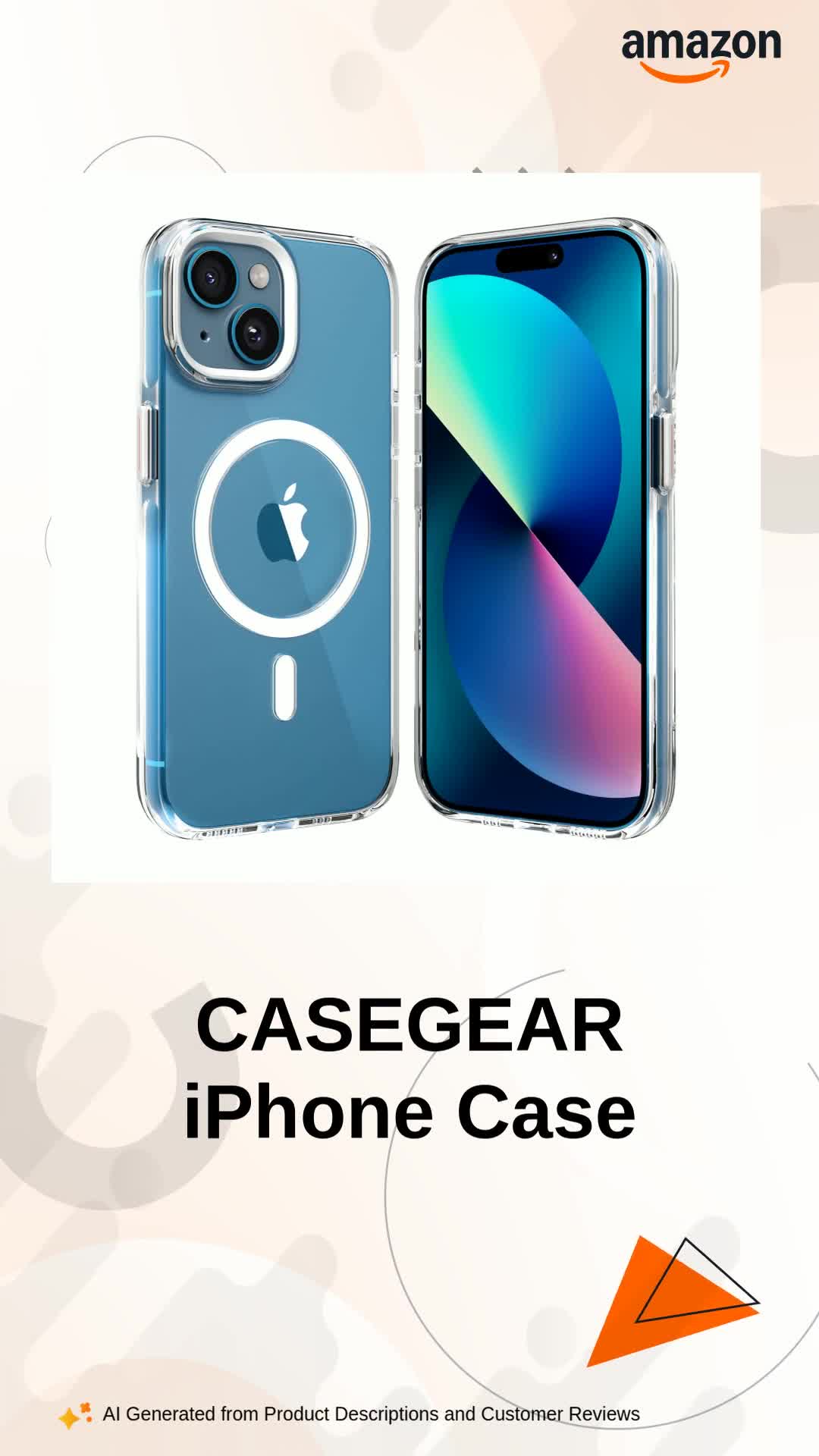 CASEGEAR Super Crystal Transparent Back Cover Case Compatible with