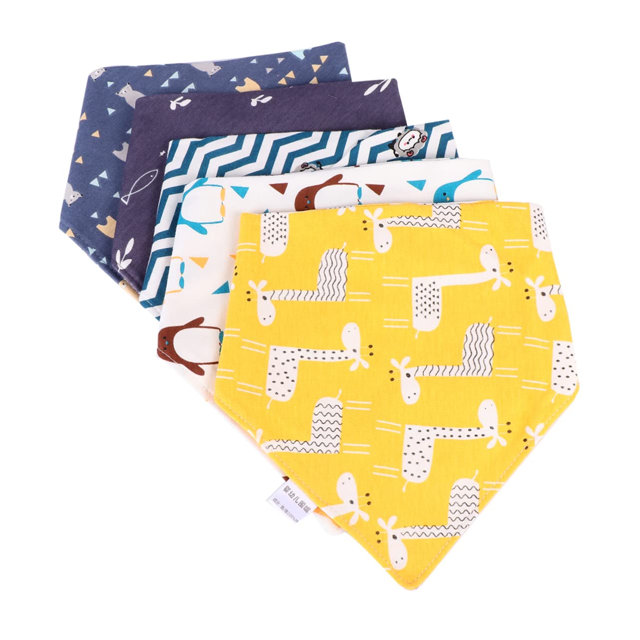 ibasenice 15piezas Baberos De Saliva Para Bebés Toallas Infantiles Triangulares De Bandanas Ajustables Para Alimentación y Bebés Recién Nacidos