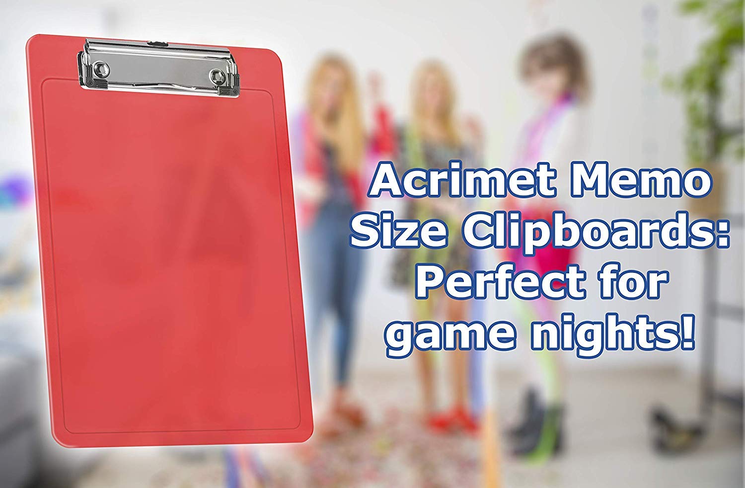 Acrimet Clipboard Memo Size ( 9 1/4\" X 6 1/3\" ) Premium Metal Clip...
