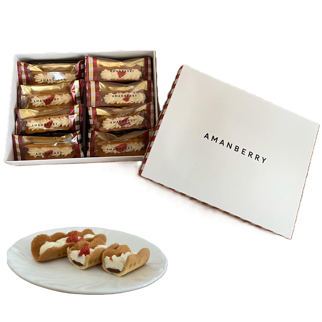 Amazon.co.jp: AMANBERRY (アマンベリー) 8 個入 ホワイトチョコ