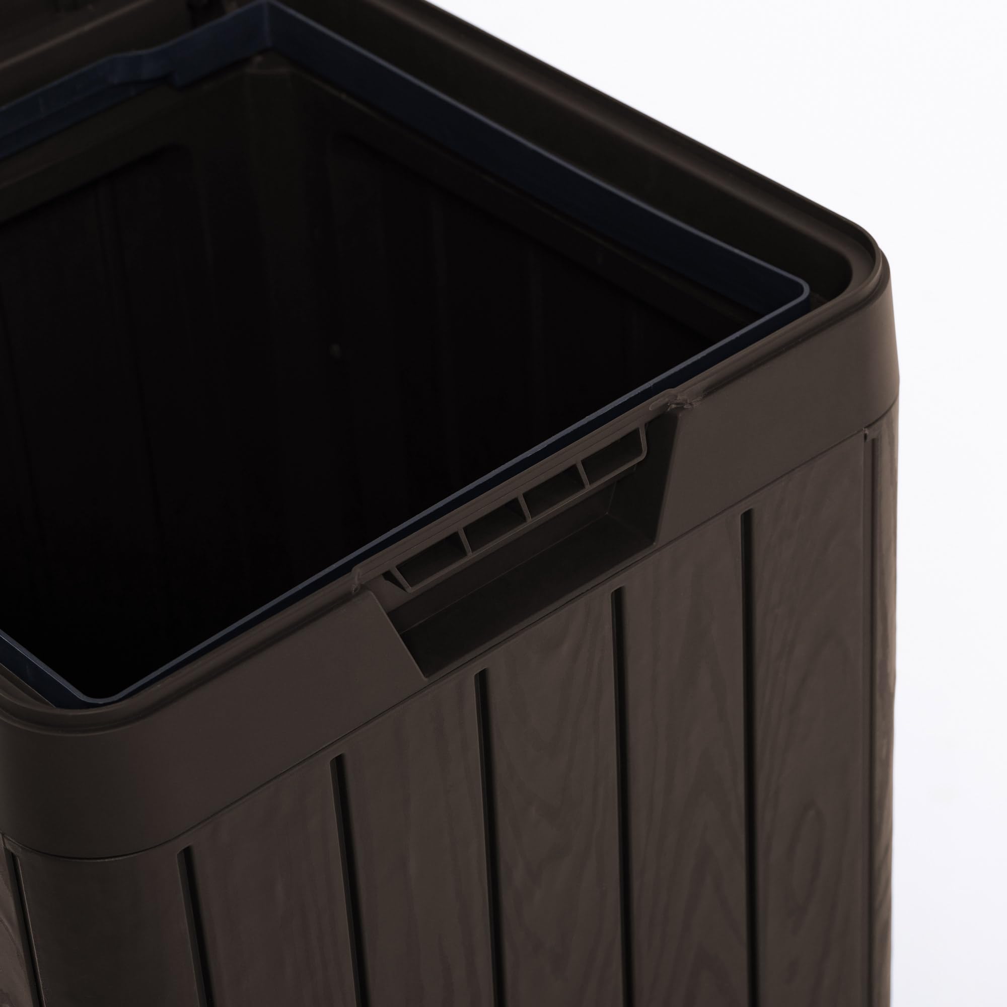 Cubo de basura Rio Garden, 80 l, 38 x 38 x 65 cm, marrón