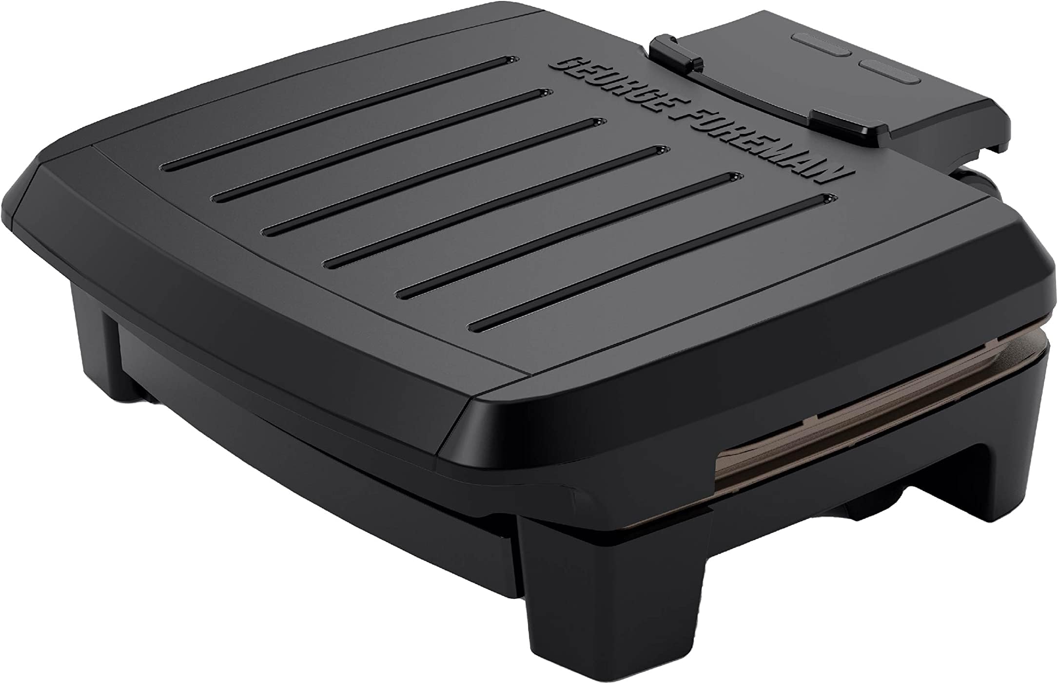 George Foreman GRES060BZ Submersible Grill Indoor, Black/Bronze