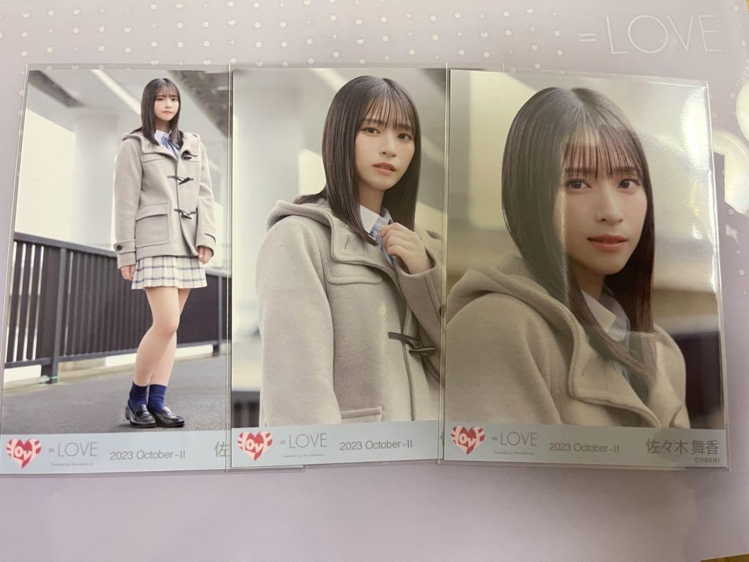 =LOVE　イコラブ　直筆　生写真　佐々木舞香　ラストノート　ジャケ写 イコラブ 直筆 生写真 ラストノートしか知らない ジャケ写 ヨリ 佐々木舞香